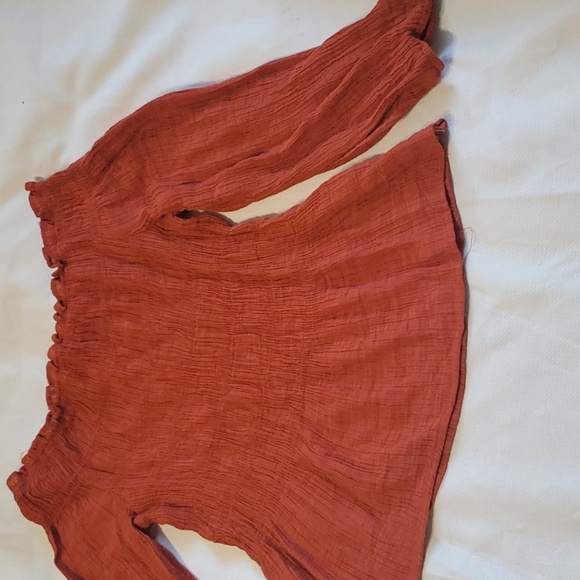 PAPERMOON Off Shoulder 3/4 Sleeves Blouse S - Picture 13 of 15